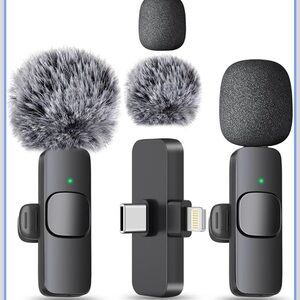 Wireless Lapel Microphone Set
